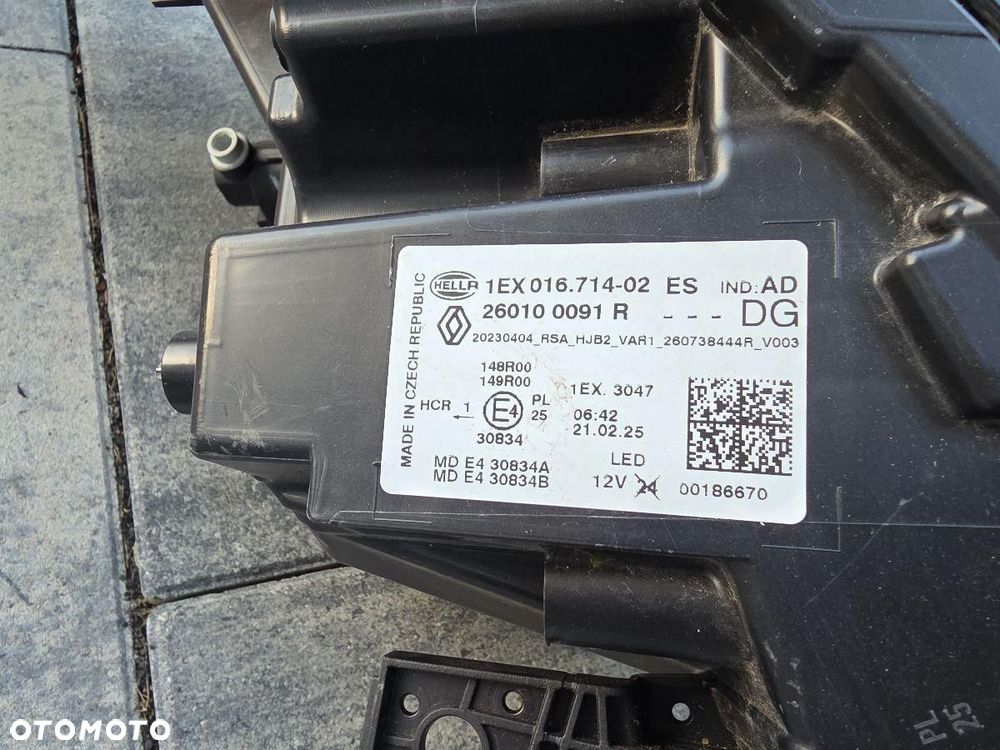 RENAULT CAPTUR 2 II LIFT SYMBIOS MITSUBISHI ASX lewa Full Led 260100091R - 12