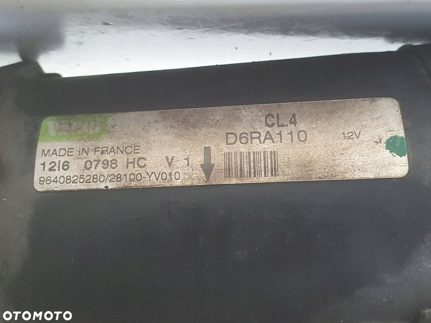 Peugeot 207 1.6 HDI ROZRUSZNIK valeo D6RA110 - 4