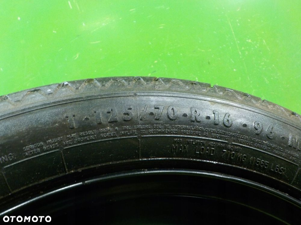 GOLF VI GOLF V A3 8P kolo dojazdowe 125/70/16 5X112 - 4