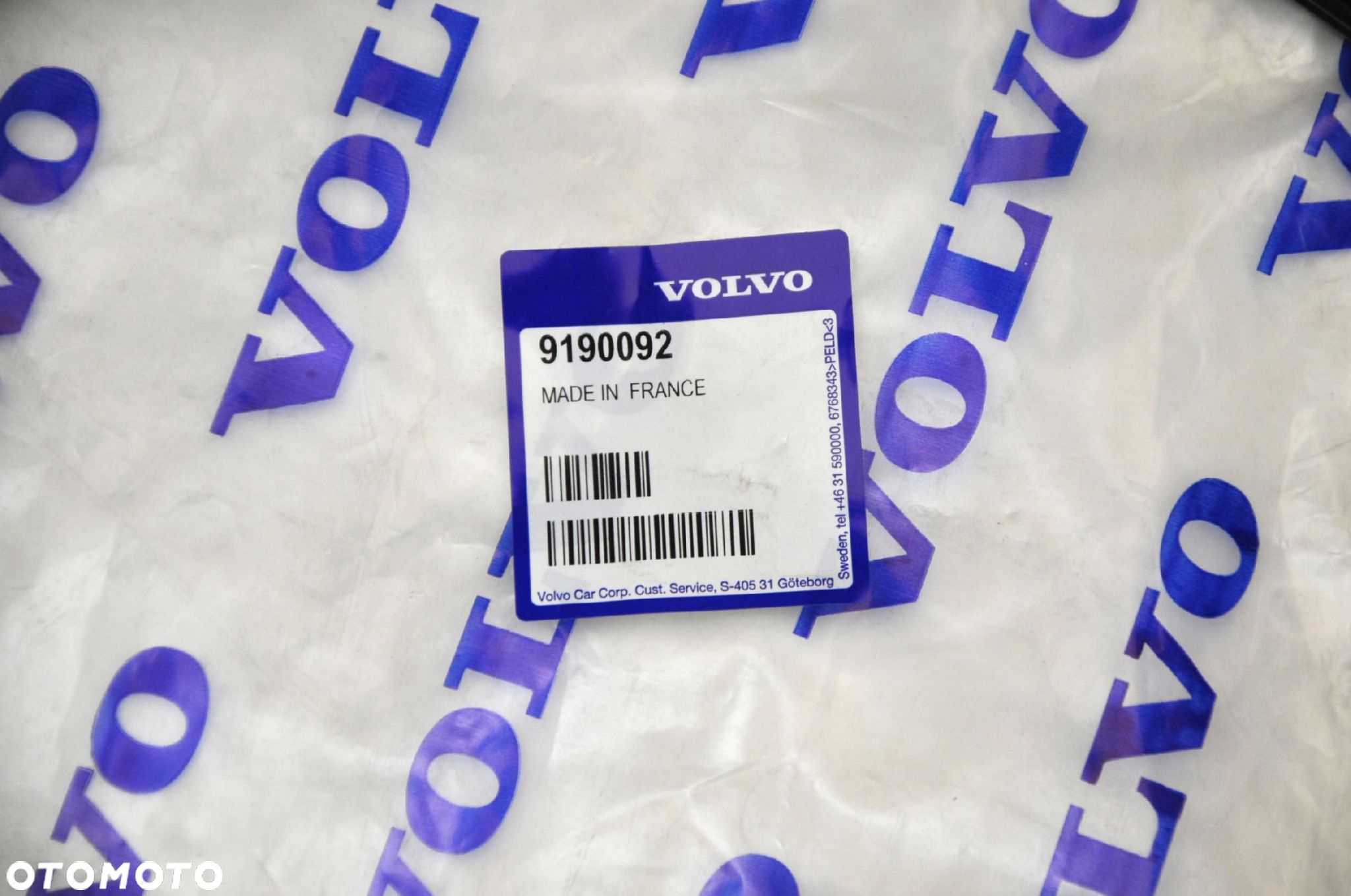 VOLVO S80 uszczelka zewn listwy progowej prog OE 9190092 - 3