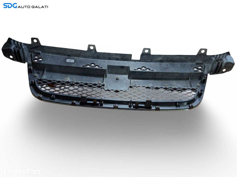 Grila cu Sigla Emblema Centrala Radiator de pe Bara Spoiler Fata Chevrolet Aveo 2003 - 2011 Cod 96648621 [L9017] - 5