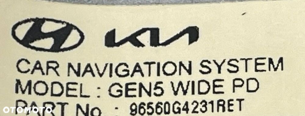 OE HYUNDAI I30 III LIFT RADIO NAWIGACJA GEN5 96560-G4231 RET - 10
