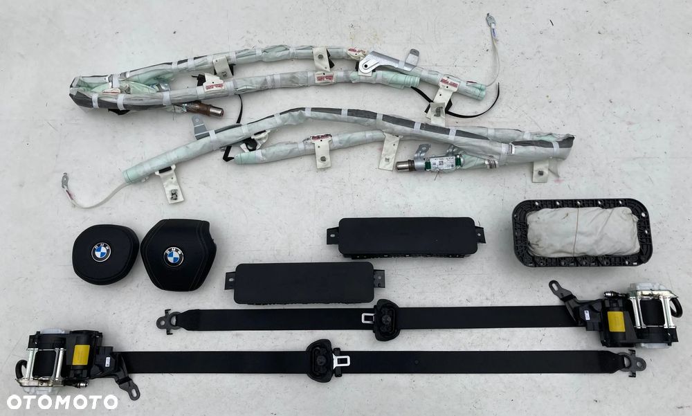 BMW 3 G20 G21 G22 EU USA KANADA PODUSZKA AIRBAG KURTYNA LEWA PRAWA 7409179-13 7409180-13 DESKA PASY PAS FOTELA W FOTEL - 1