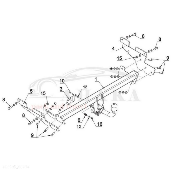 Hak Holowniczy Automat Do Mazda Cx-5 2012-2016 - 3