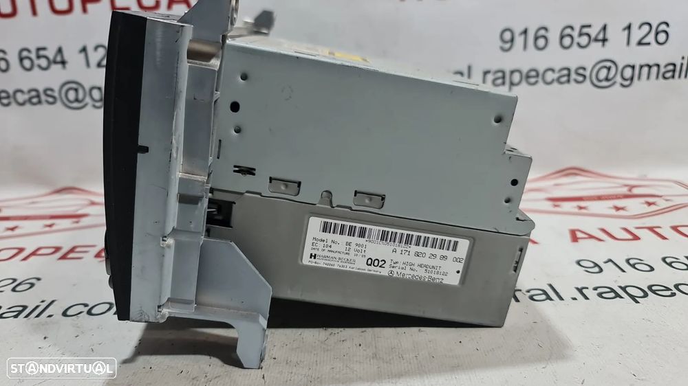 Auto Rádio  SLK R171 A 171 8202989002 Original - 2