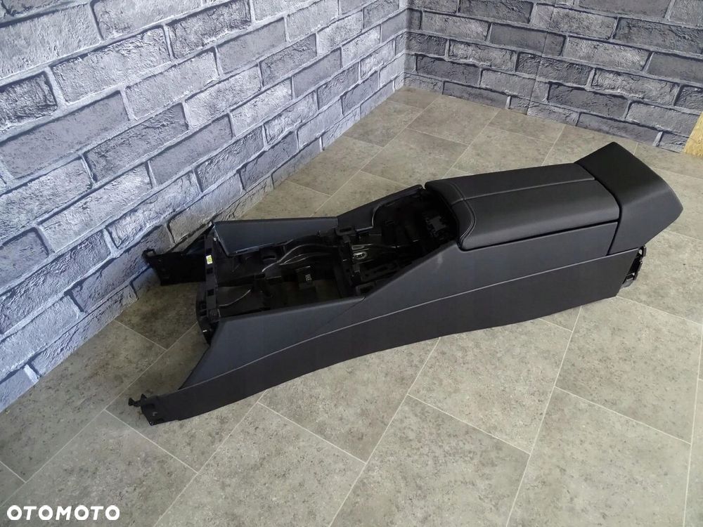 TUNEL ŚRODKOWY BMW 5 G60 G61 PODŁOKIETNIK SKÓRA SKÓRZANY CZARNY SCHWARZ - 3