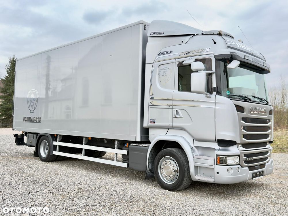 Scania SCANIA R410 / IZOTERMA / KONTENER / SILNIK 6 CYLINDROWY / 13 LITROWY  / KLIMA POSTOJOWA / WINDA / SPROWADZONY / SYPIALKA / AUTOMAT / 18 PALET / E6 / STAN BARDZO DOBRY - 2
