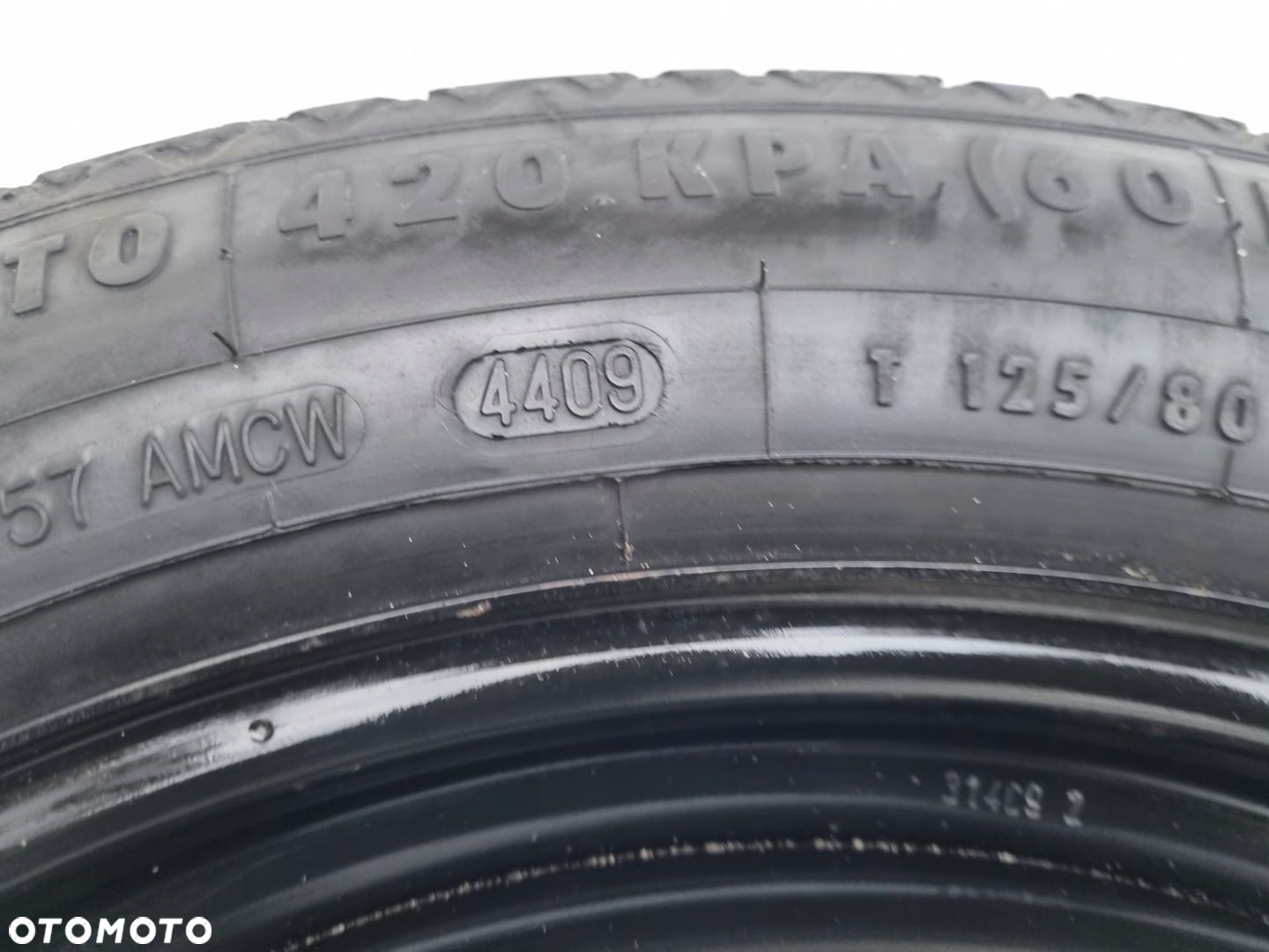 Volvo S80 II V70 III KOŁO DOJAZDOWE dojazdówka 125/80 R17 31302356 2170805 - 5