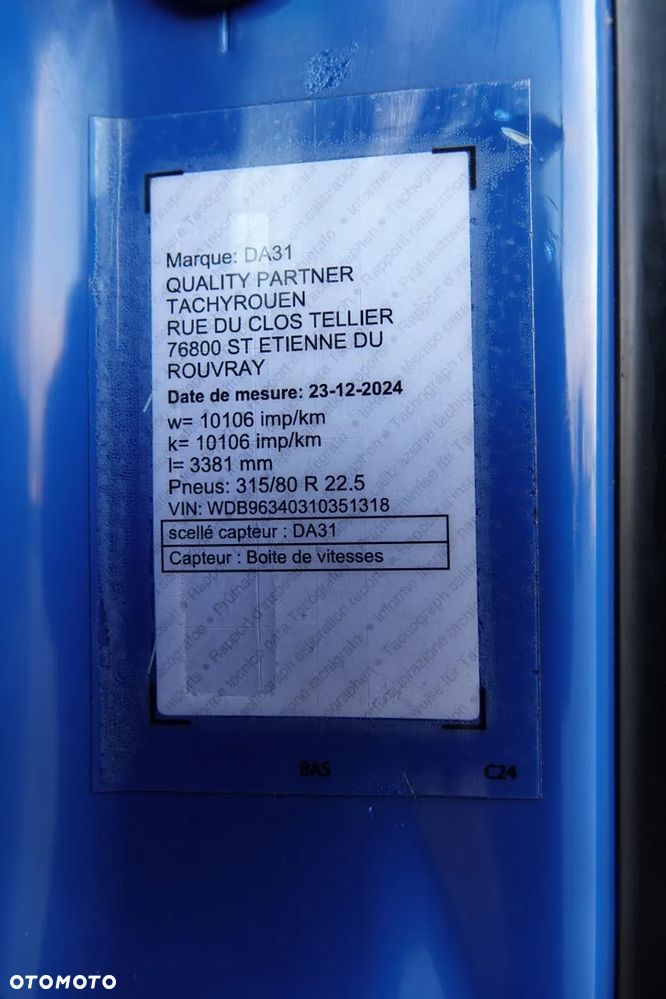 Mercedes-Benz ACTROS 1843 / PEŁNY ADR / ALUFELGI / EURO 6 / - 34