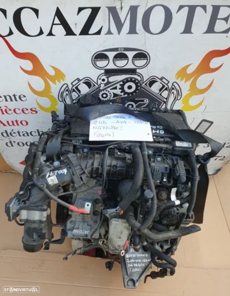 Motor BMW 320d / 118d / 520d / X1 / X3 2.0D 16V N47D20C com garantia - 5