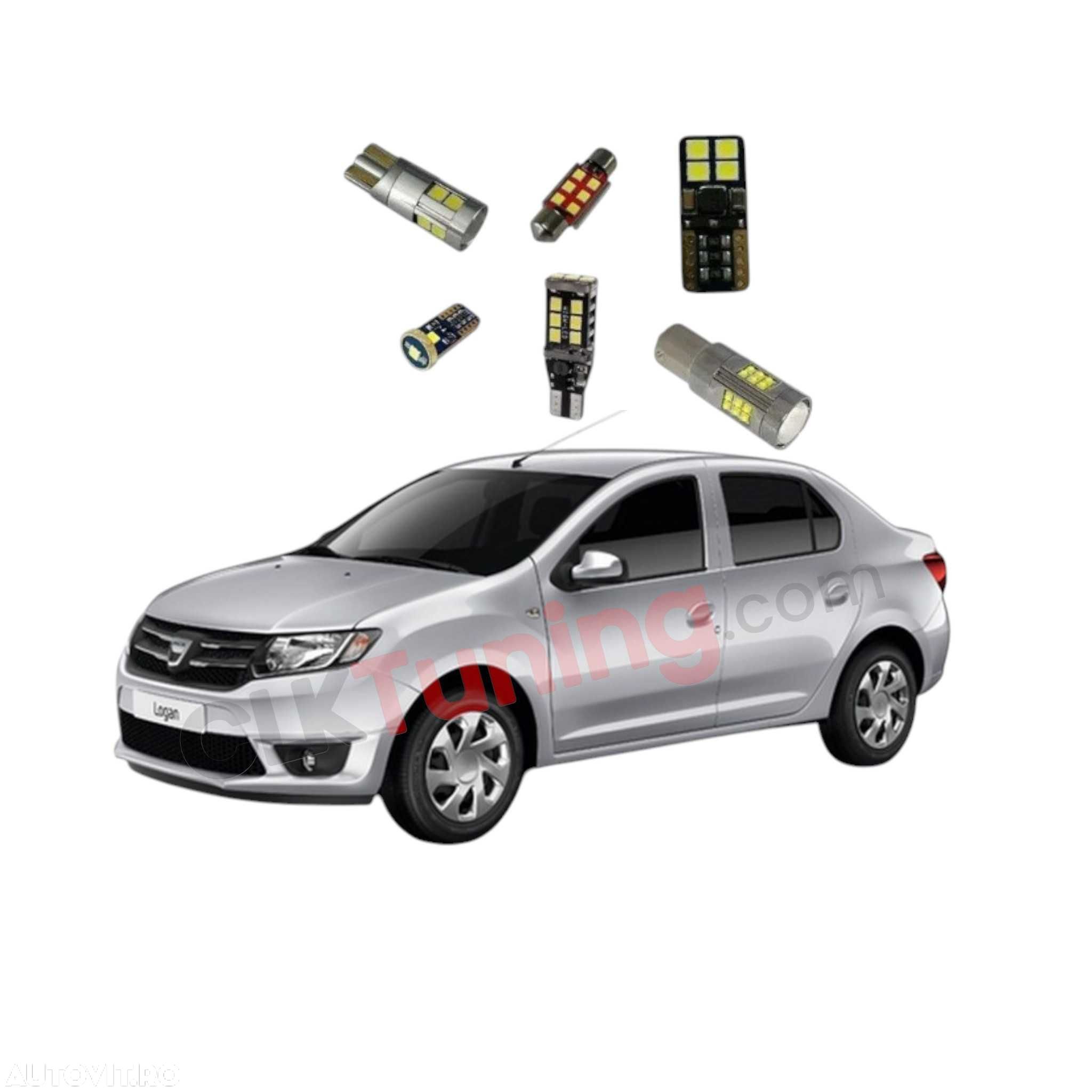 Bec led leduri pt iluminare interior Dacia Logan 2 - 1