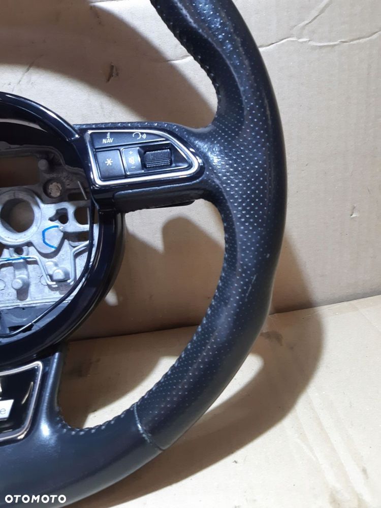 audi a6 c7 kierownica s-line skóra multifunkcja łopatki 8x0419091m - 11