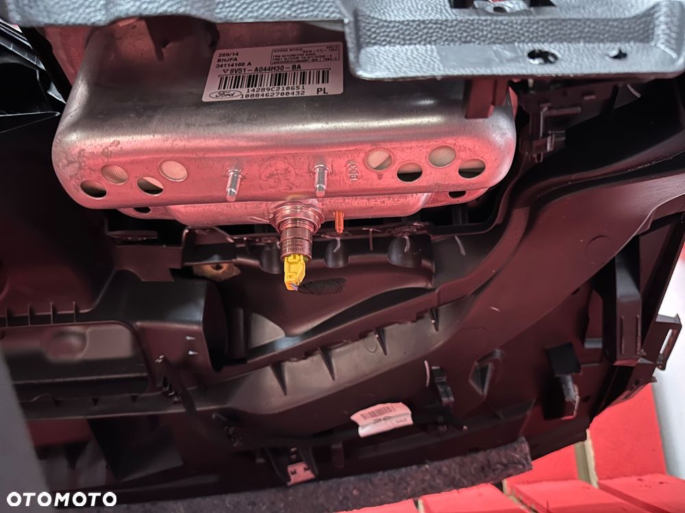 Ford Fiesta Mk7 Lift DESKA ROZDZIELCZA konsola kokpit pulpit poduszki airbag pasy KOMPLET ORYGINALNY - 7