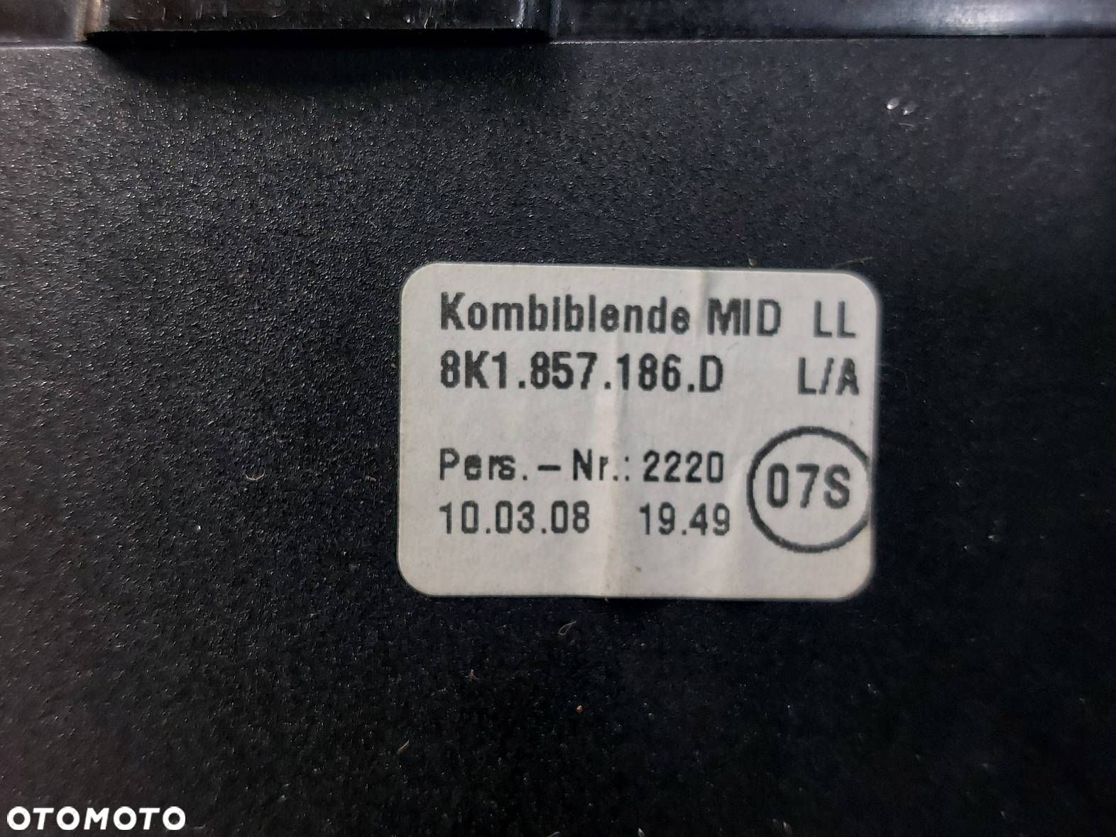 KRATKA NAWIEWU ŚRODKOWA LEWA RAMKA PRZEŁĄCZNIK AUDI A4 B8 8K1820901H - 7