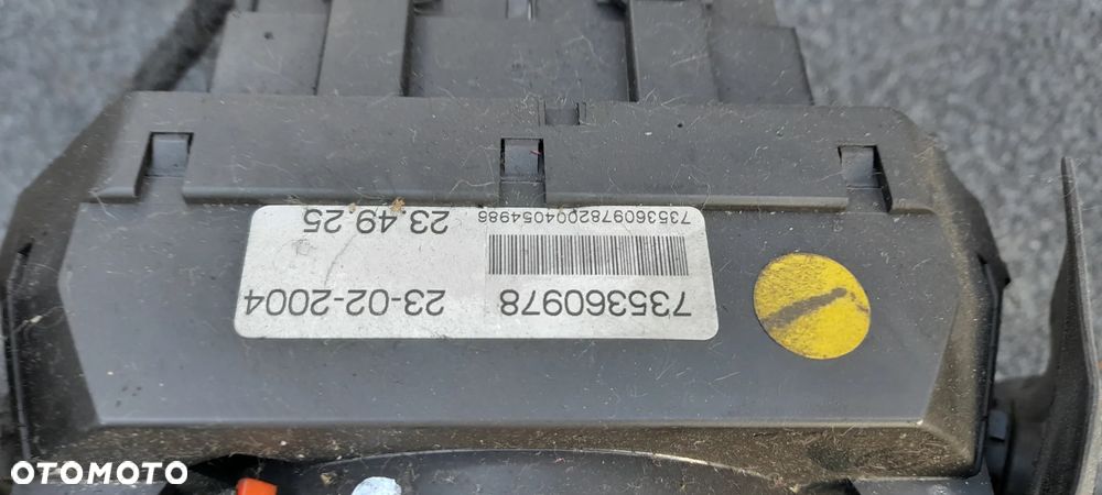 PRZEŁĄCZNIK ZESPOLONY Taśma zwijak poduszki  FIAT PANDA ORYGINAL 735360978 - 3