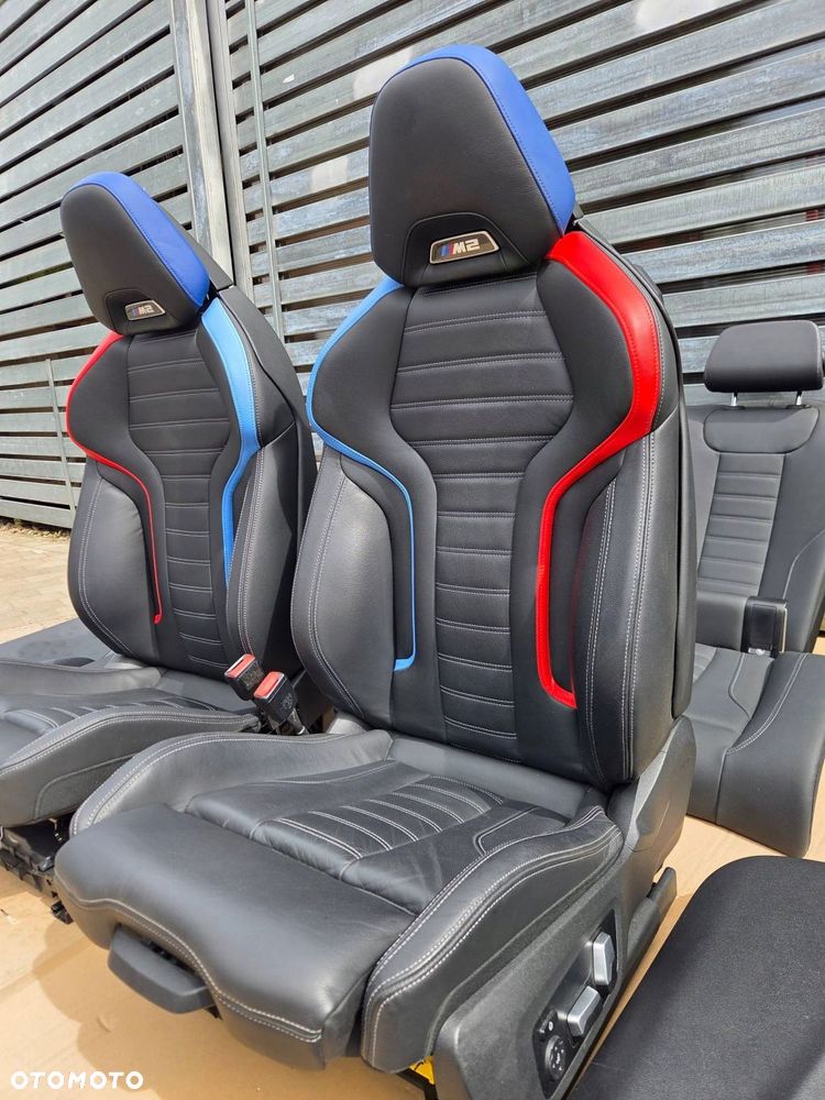 bmw m2 g87 fotele kanapa boczki komplet wnętrze - 5