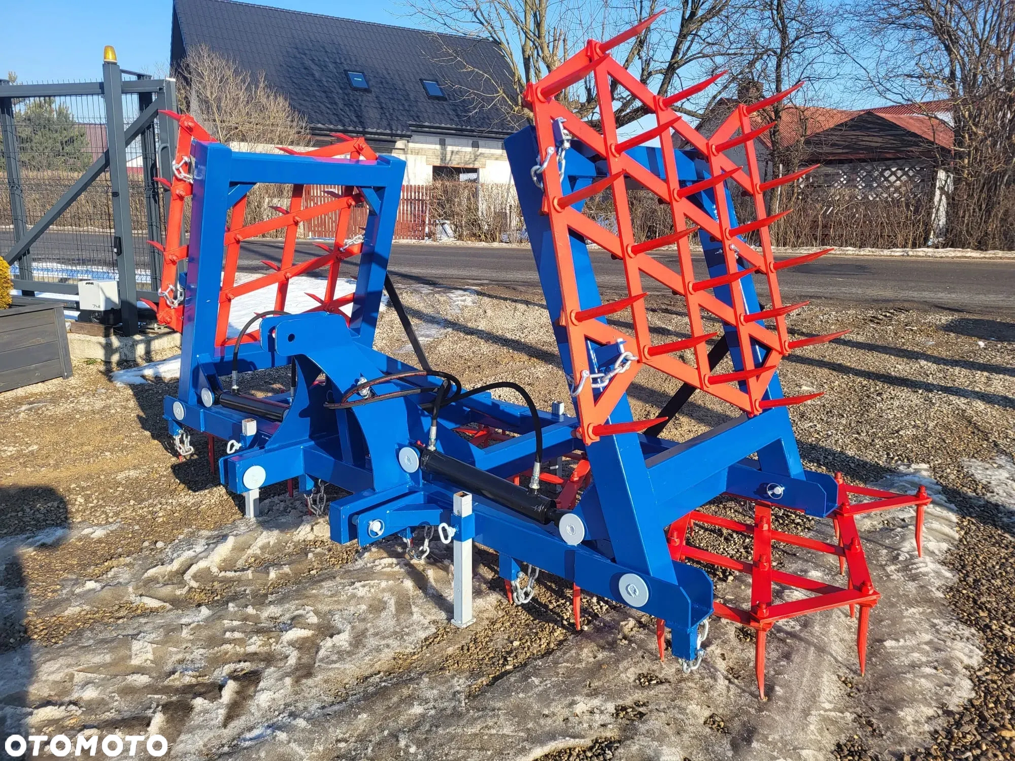 BRONY POLOWE HYDRAULICZNIE składane CIĘŻKIE *5pól *2 siłowniki *20 ząb - 11