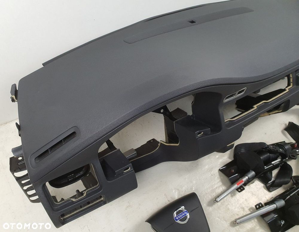 DESKA KONSOLA PODUSZKI PASY VOLVO V70 III ORYGINAŁ - 3