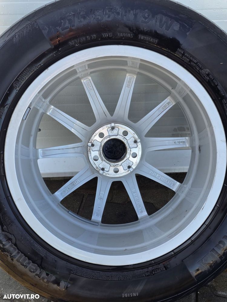 Roti/Jante  Mercedes275/55 R19,DOT3821,Anvelope vara 5.36mm,Senzori - 5