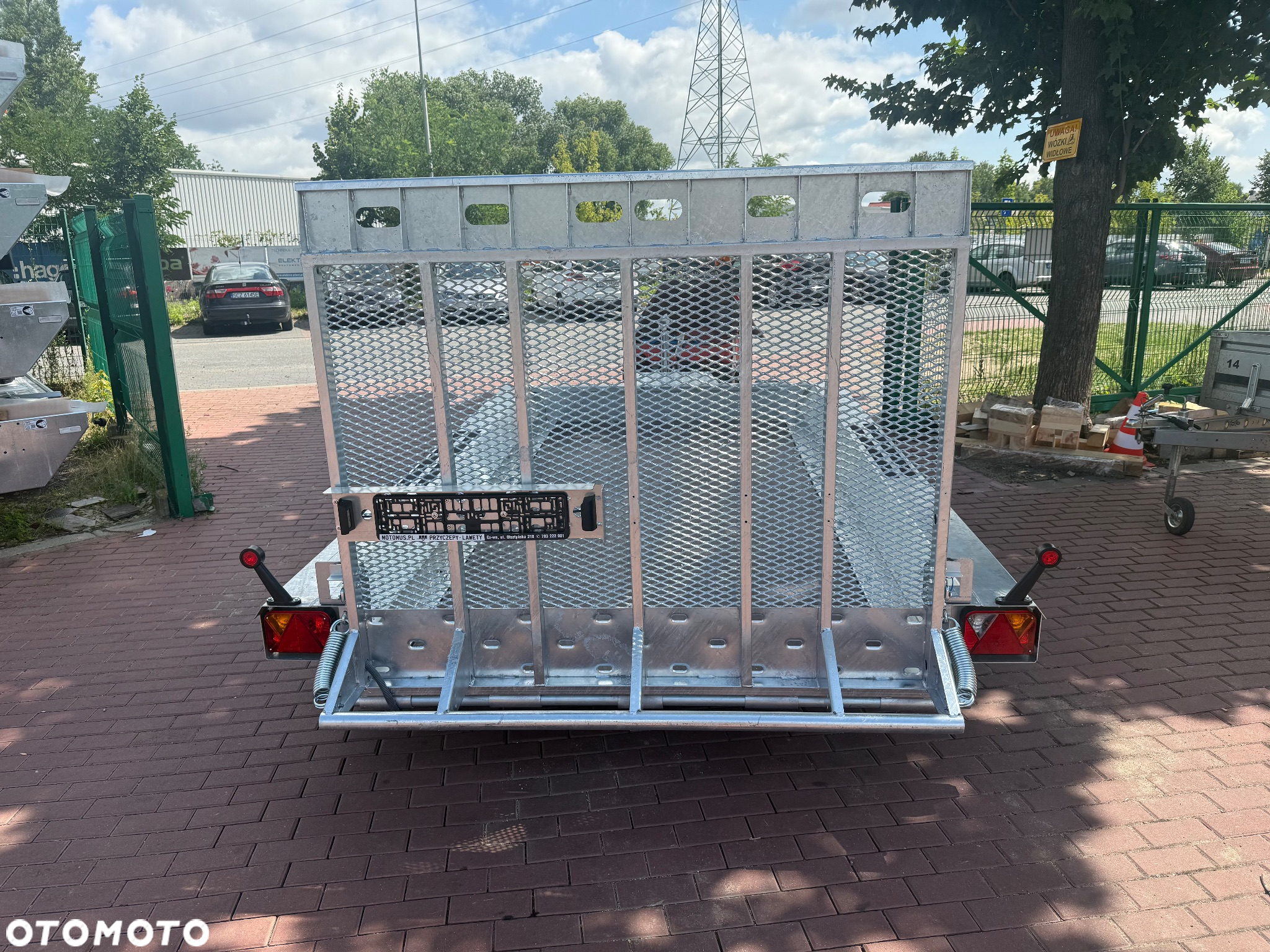 Martz Przyczepa do przewozu sprzętu budowlanego Martz Bau 3 350/2 350x160 3000kg 2 osie pod koparke koparka walec MOTOMUS od ręki - 7