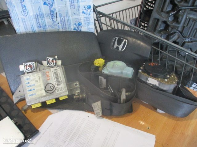 Kit Airbags 77800S5AG81  77850S5AG81  77960S5AG921M3  77970S5AN911M1 HONDA CIVIC ES55 2001 1.6I 110CV 4P CINZA SEM TABLIER - 1