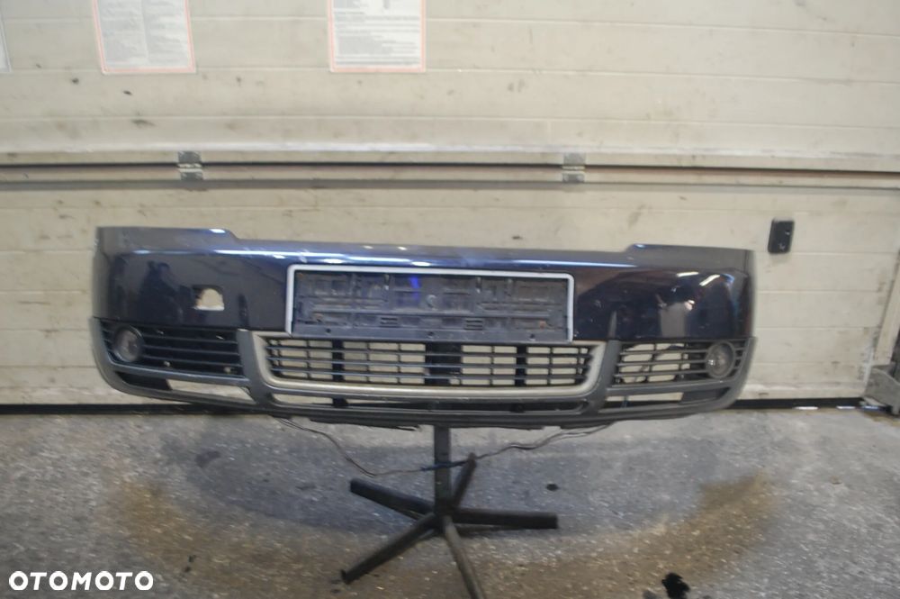 ZDERZAK PRZÓD PRZEDNI KOMPLETNY HALOGENY LZ5L AUDI A4 B6 - 2