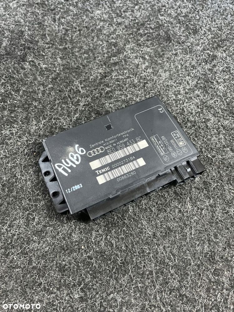 audi a4 b6 moduł komfortu komfortelektronik 8E0959433BC