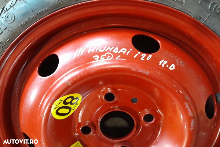 Roata de rezerva T11570015 T11570015 Hyundai i20 PB [2008 - 2012] Hat - 2