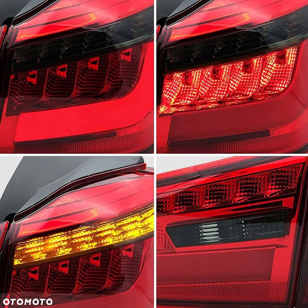Lampy tylne kpl 4szt Full Led Tuning Red Smoke Mitsubishi ASX I 1 2010-2019 - 9