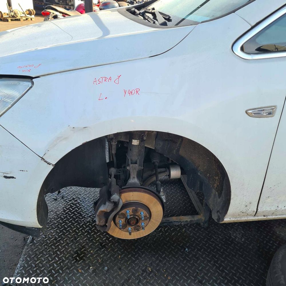 opel astra iv j kompletny przód maska pas błotnik nadkole y40r - 3