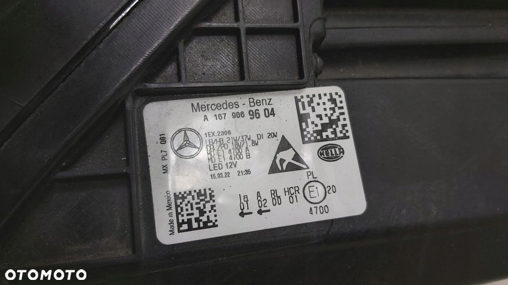 lampa przód prawa mercedes gle a167 performance a1679069604 - 12