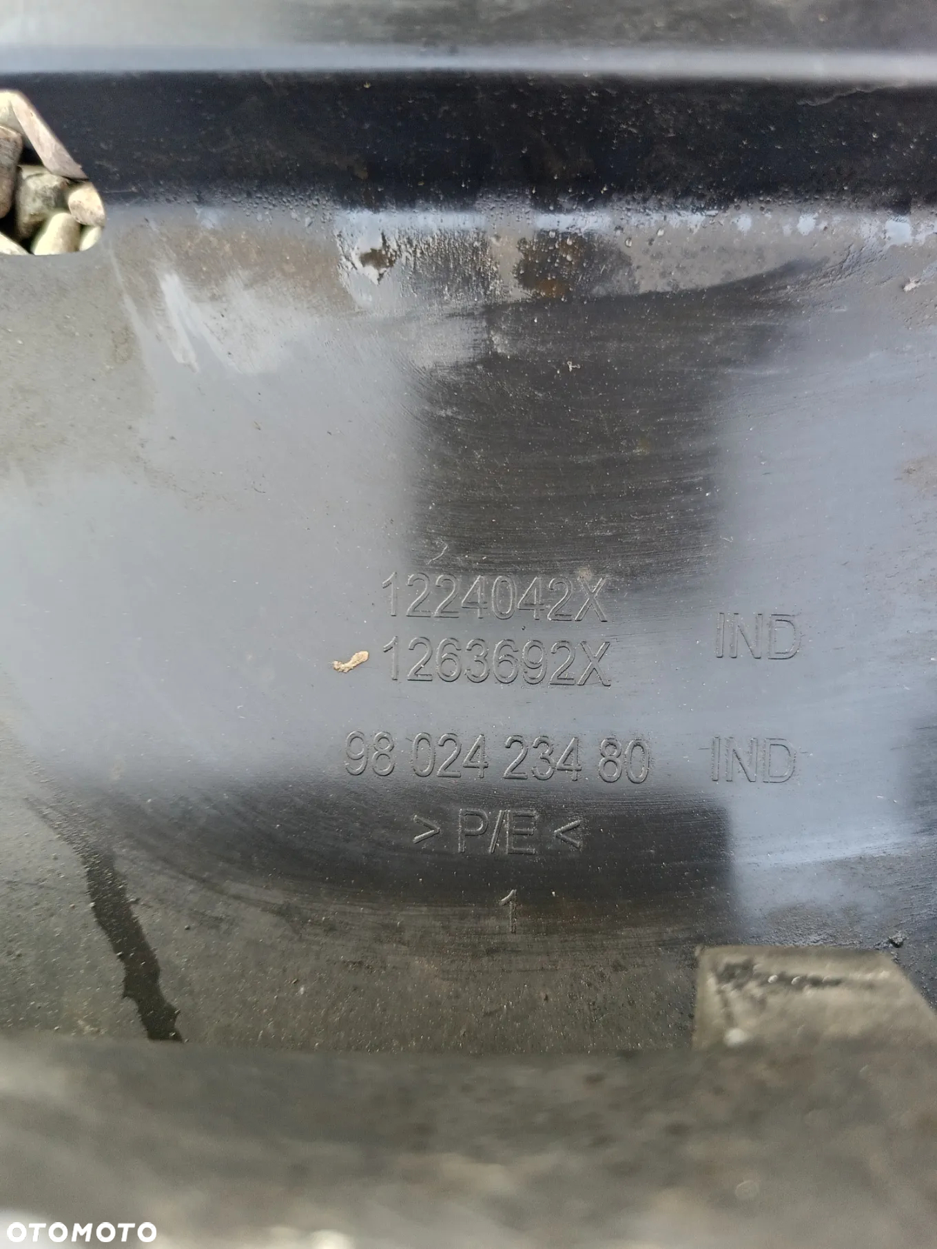 Osłona pod zderzak płyta Peugeot 2008 9802423480 - 2