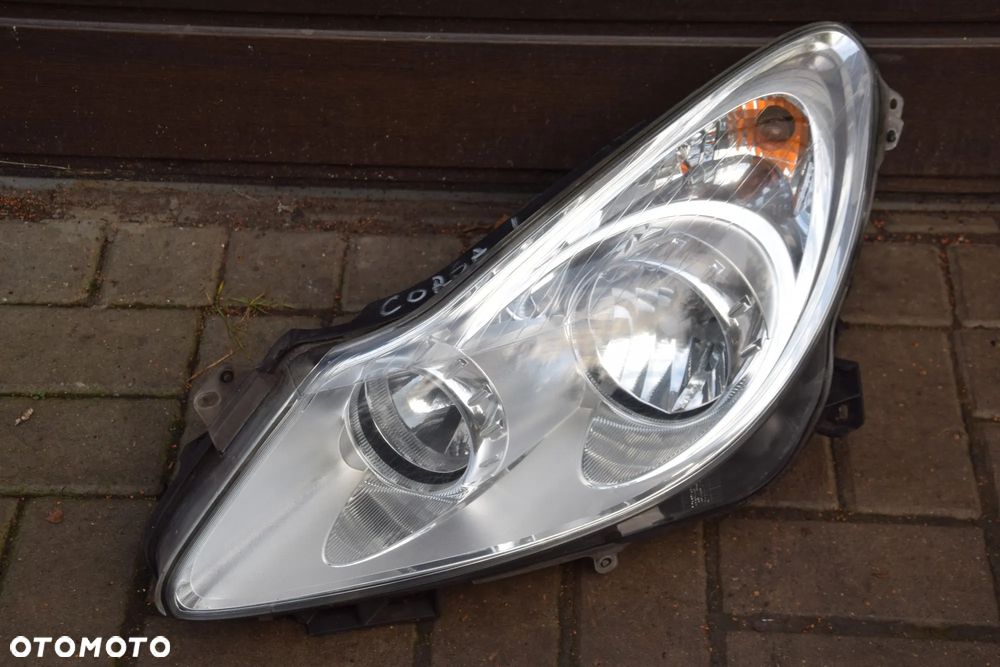 Opel Corsa D Lampa przednia lewa lewy przód Valeo EUROPA TOP 93189357 - 3