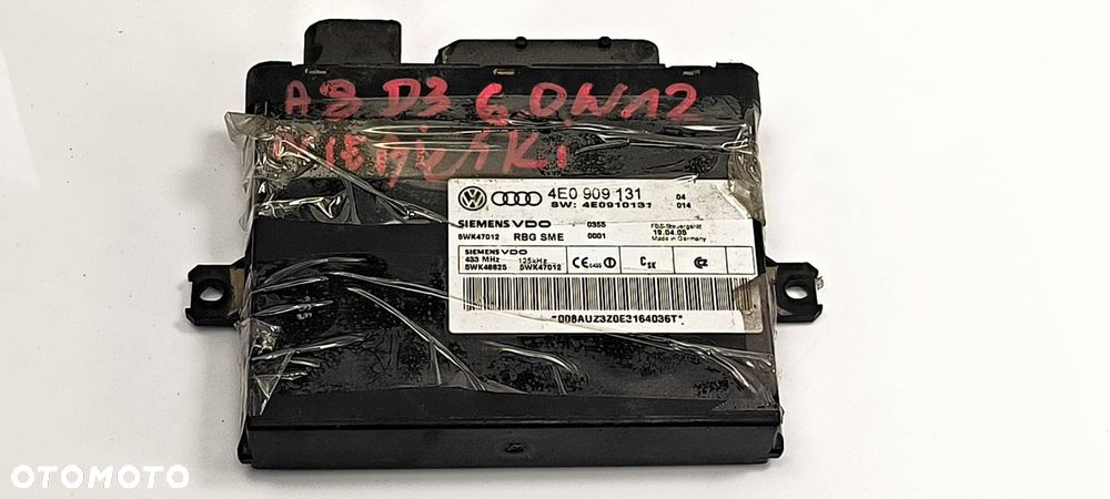 KOMPUTER AUDI A8 D3 4E0909131 - 2