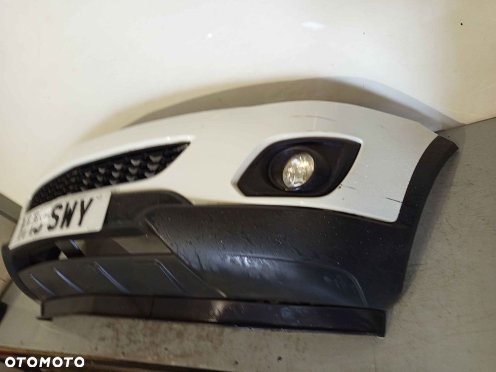 + ZDERZAK PRZÓD PRZEDNI OPEL ANTARA LIFT FL BIAŁY SPRYSKIWACZE LAMP XENON HALOGENY - 3