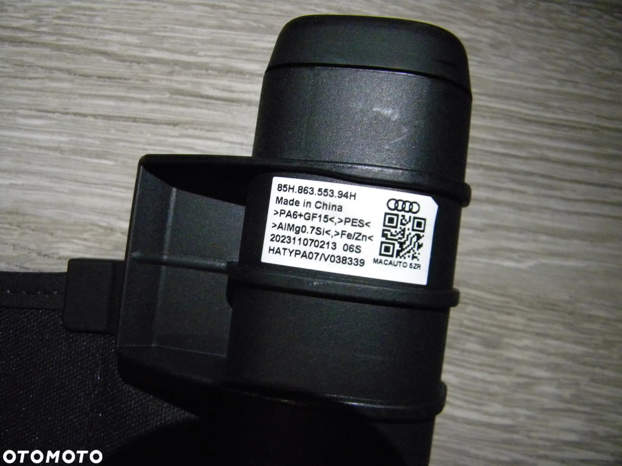 JAK NOWA ROLETA BAGAŻNIKA AUDI Q6 E-TRON CZARNA ORYGINAL 85H FV 24-25r 85H863553 - 11