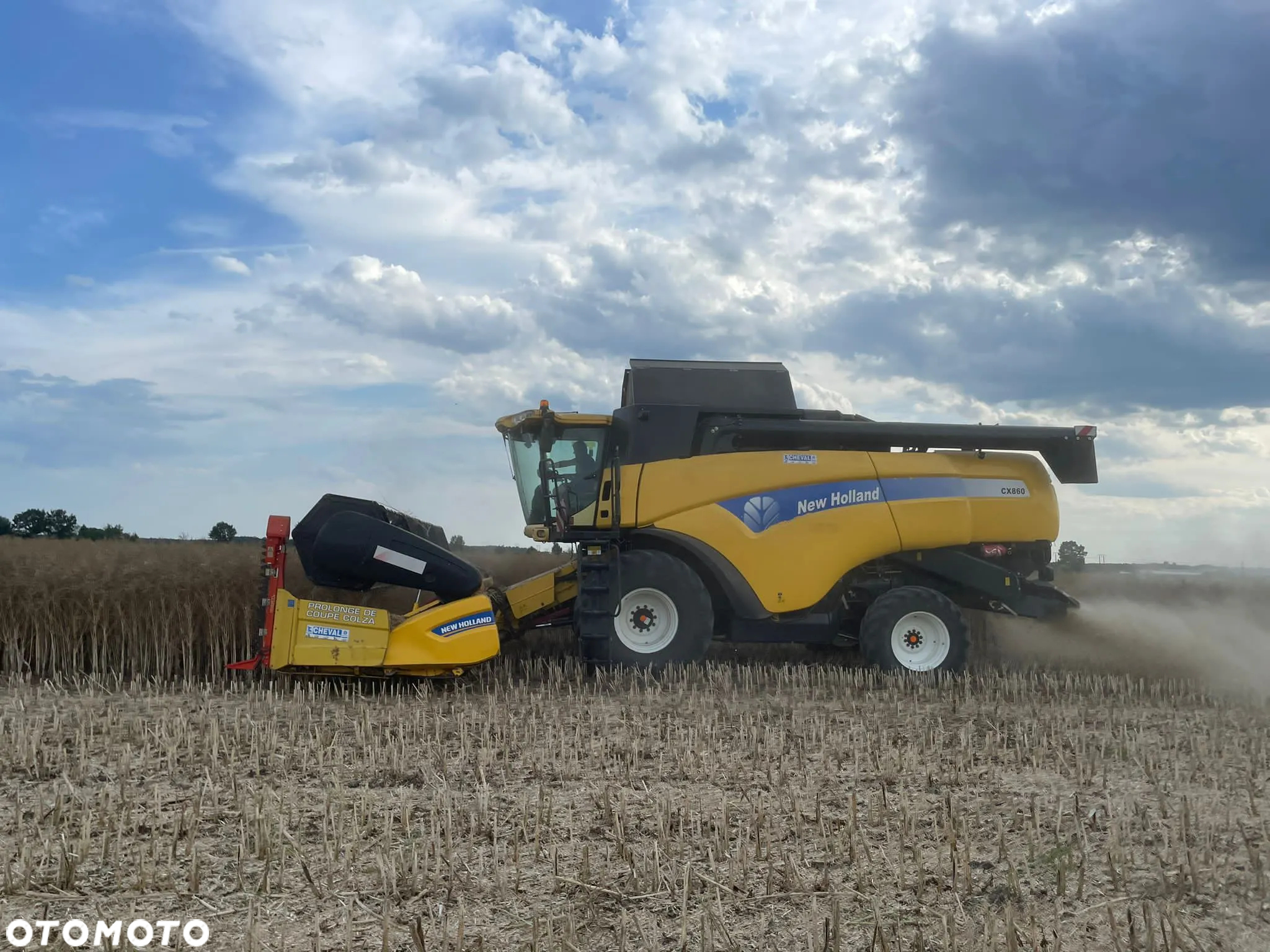 New Holland New Holland CX 860 SL heder 7,3m wozek stol rzepak - 5