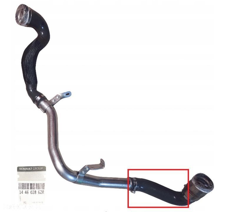 Przewód gumowy rura turbiny Master 2,3 Biturbo 144602862R - 3