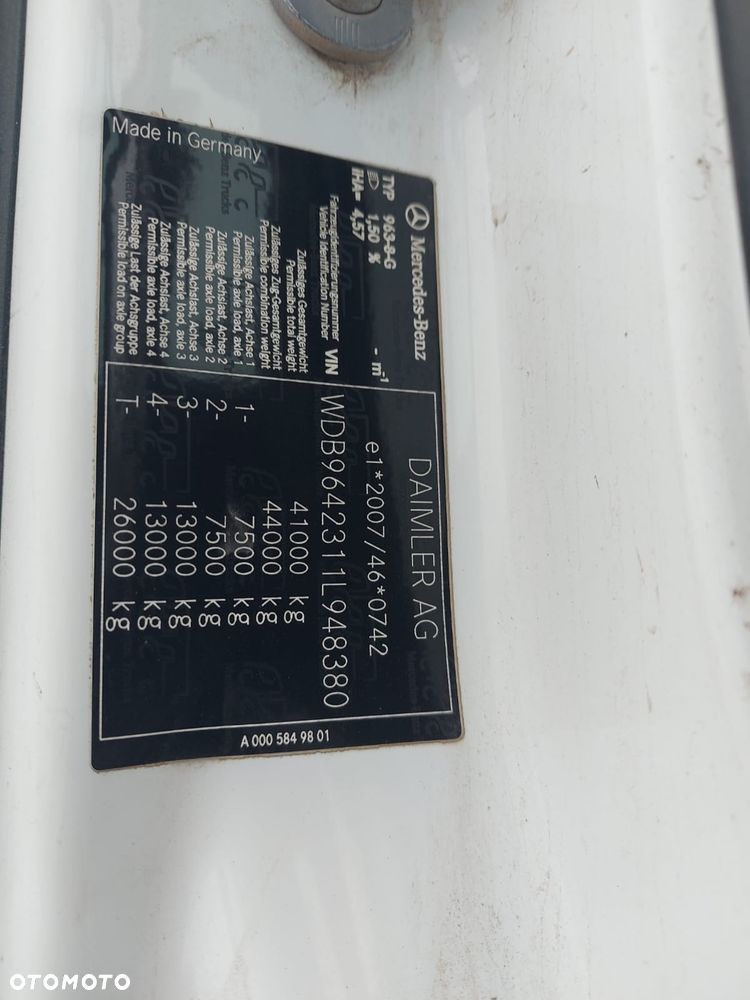 Mercedes-Benz Arocs 4145 8x4 Bordmatik Wersja 41000 kg z Niemiec - 6