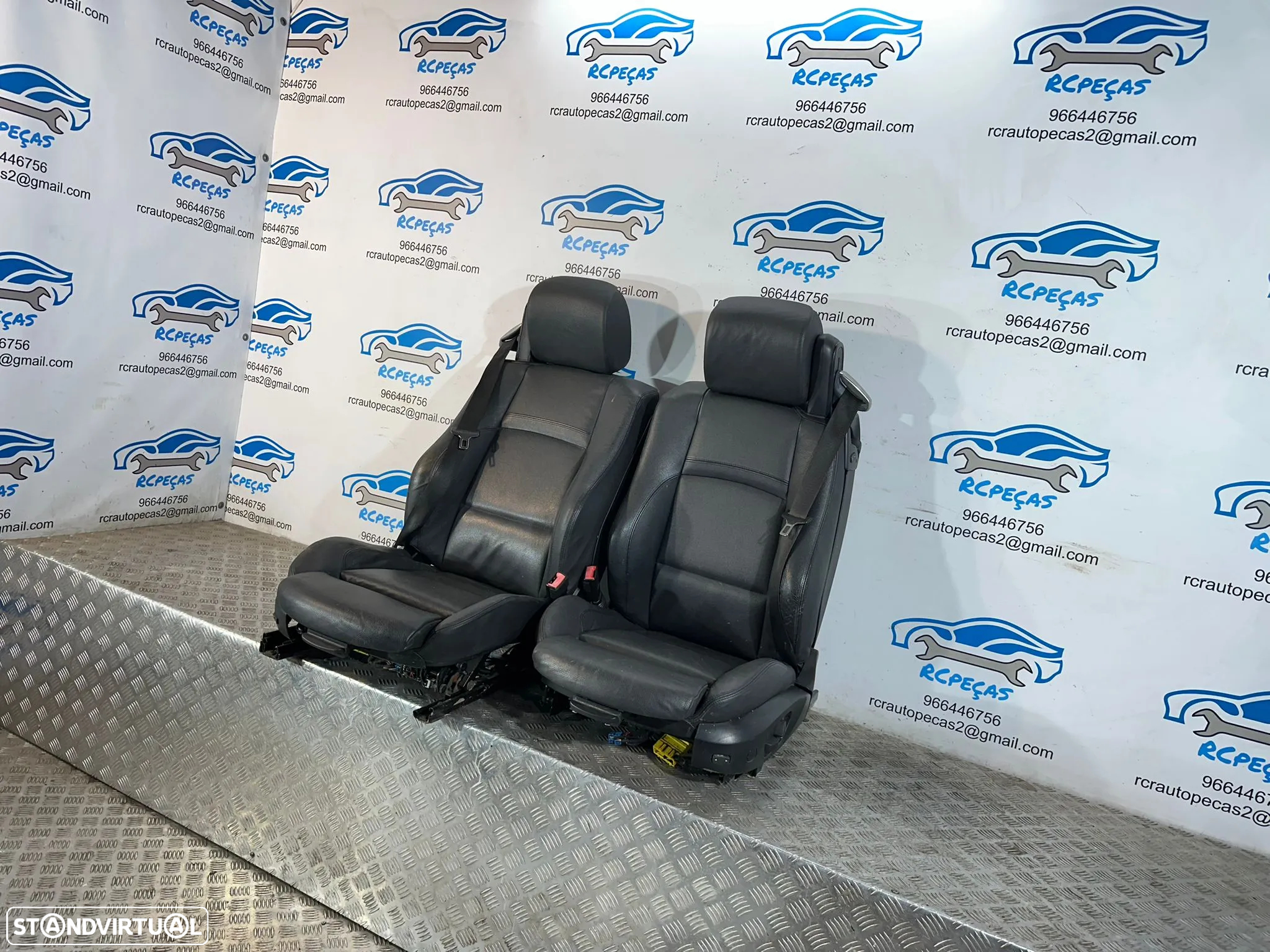 .Conjunto Bancos Elétricos Memoria Pele Pack M BMW Serie 3 E93 Cabrio 2007 –  2013 - 10