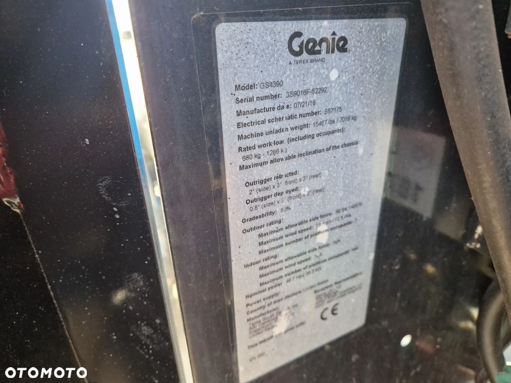 Genie GS-4390 GS 4390 R404 - 9