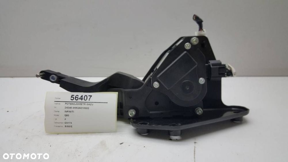POTENCJOMETR PEDAŁ GAZU INFINITI Q50 2.0 T EUROPA - 2