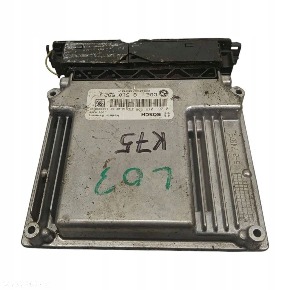 STEROWNIK KOMPUTER BMW E87 E90 E91 2.0 D N47D20C 8510592 0281016925 - 2