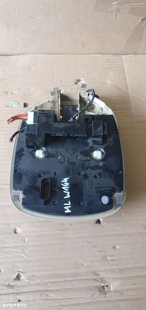 Lampka oświetlenie kabiny podsufitki szyberdach Mercedes ML W164 A1648207101 - 6