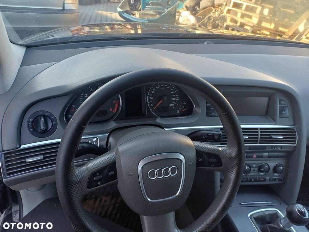 ZESTAW AIRBAG POSTRZAŁOWY KOKPIT DESKA PODUSZKI PASY MODUŁ AUDI A6 C6 - 2