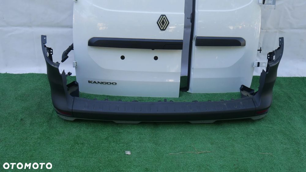 DRZWI TYŁ KOMPLETNE BIAŁE Z ZAWIASAMI ZDERZAK TYŁ PDC BELKA MERCEDES CITAN W420 RENAULT KANGOO IV NISSAN TOWNSTAR - 2