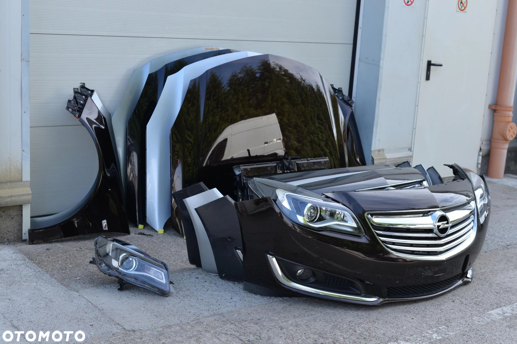 MASKA BŁOTNIK ZDERZAK GRILL LAMPA H7 XENON PAS BELKA OPEL INSIGNIA A LIFT - 2