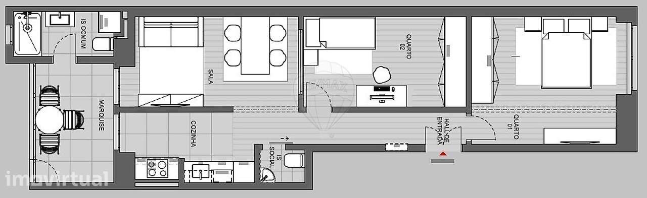 Apartamento T2 para venda - Grande imagem: 2/25