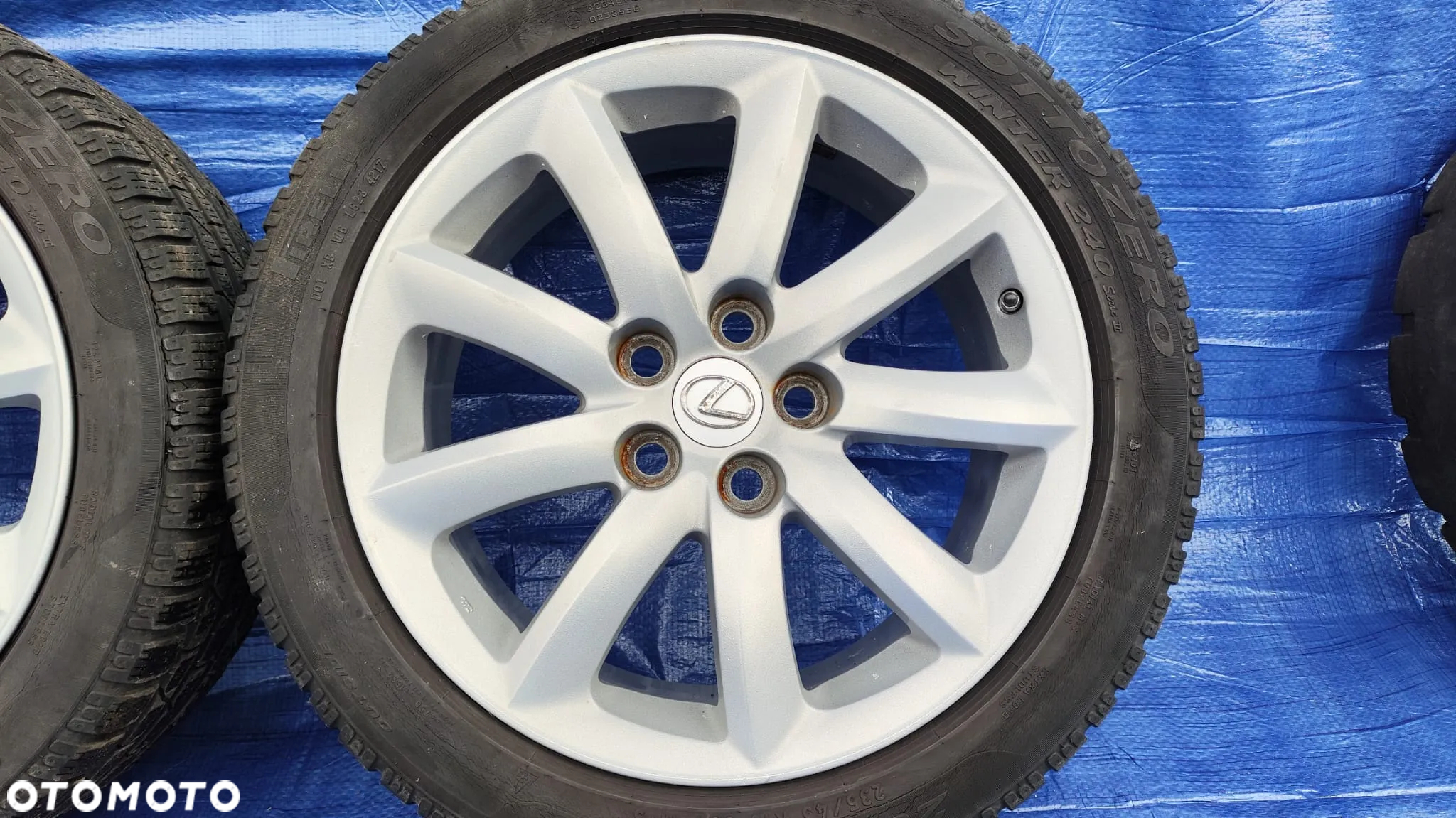 FELGI ALUMINIOWE ALUFELGI KOŁA 18 7.5J ET32 5x114.3 OPONY 235/45R18 LEXUS LS IV LS460 LS600 - 5