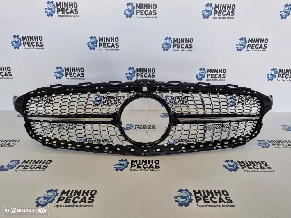 Grelha Frontal Mercedes C (W205) Diamond C/ Câmera - 1